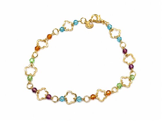 Bracelet Idee Preziose dal 1987 Woman in Yellow Gold Pietre dure IP.BK18G/119 - IP.BK18G/119